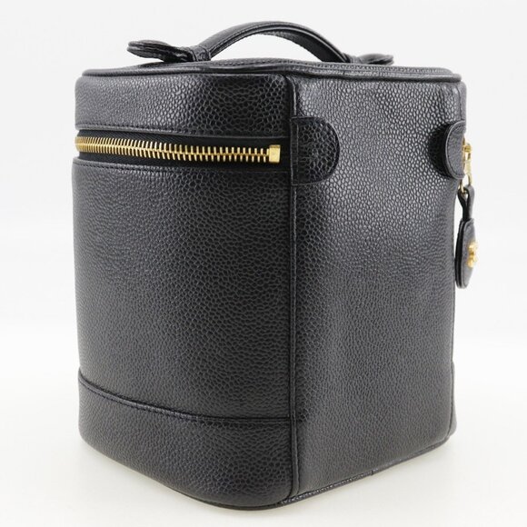 CHANEL Black Caviar Leather Pouch - Picture 3 of 10